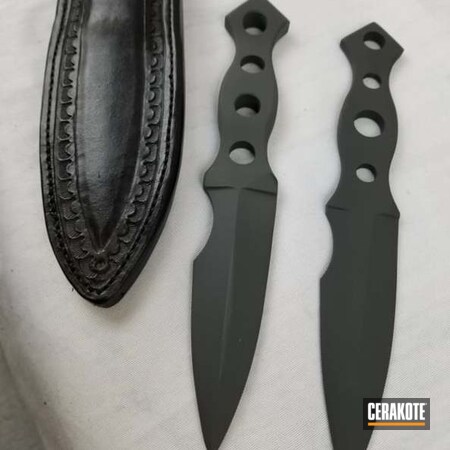 Powder Coating: Custom Knives,Graphite Black H-146,GLOCK® GREY H-184,S.H.O.T,Custom Mix