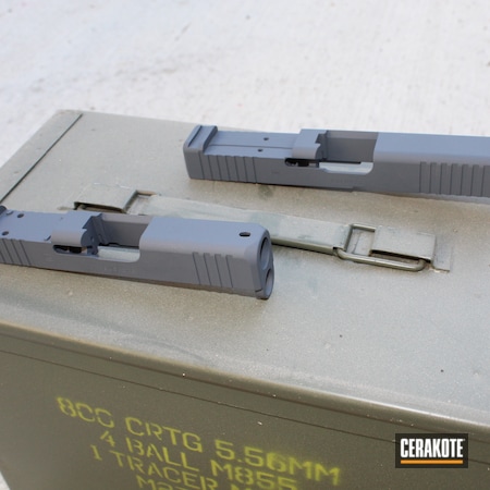 Powder Coating: Glock,S.H.O.T,Combat Grey H-130,Gun Parts