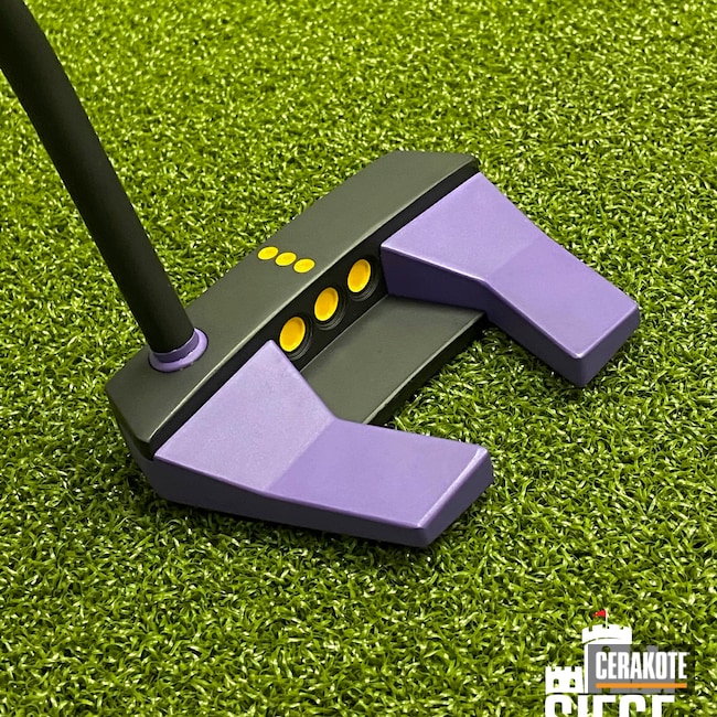 Cerakoted: Putter,Golf,Scotty Cameron,Graphite Black H-146,Titleist,Bright Purple H-217,Putters