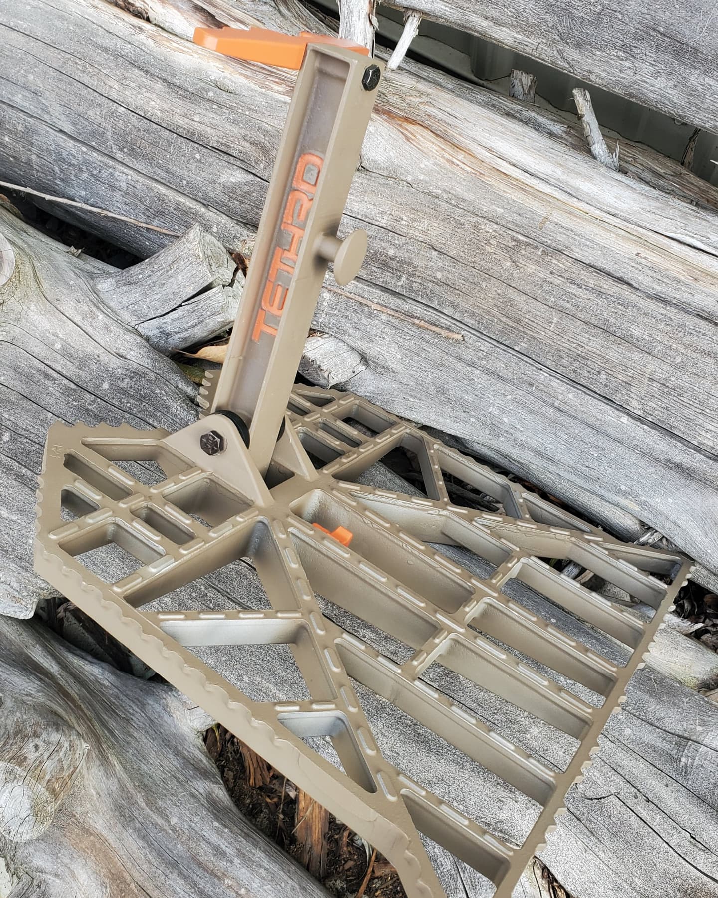 Api Predator Tree Stand Predator XL Tree Stand Cerakoted using Sedona and Flat Dark Earth ...