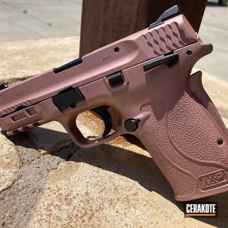 Powder Coating: ROSE GOLD H-327,9mm,Smith & Wesson,M&P Shield EZ,S.H.O.T,Pistol