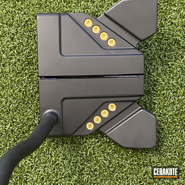 Cerakoted: Putter,Golf,Graphite Black H-146,Putters,Gold H-122,PXG