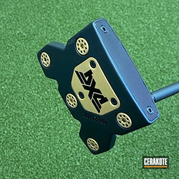 Pxg Putter Cerakoted Using Graphite Black And Gold