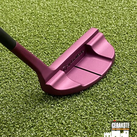 Powder Coating: Putters,Graphite Black H-146,Golf,TaylorMade,BLACK CHERRY H-319,Putter