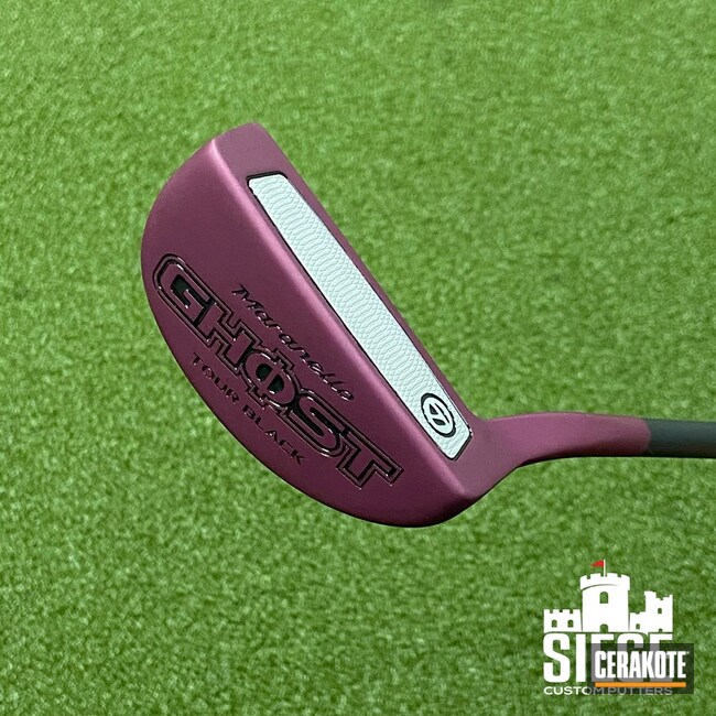 Taylor Made Putter Cerakoted Using Black Cherry And Graphite Black