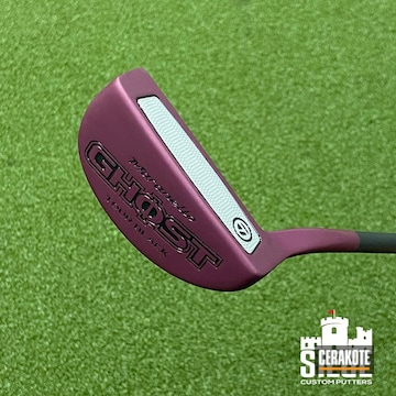 Taylor Made Putter Cerakoted Using Black Cherry And Graphite Black