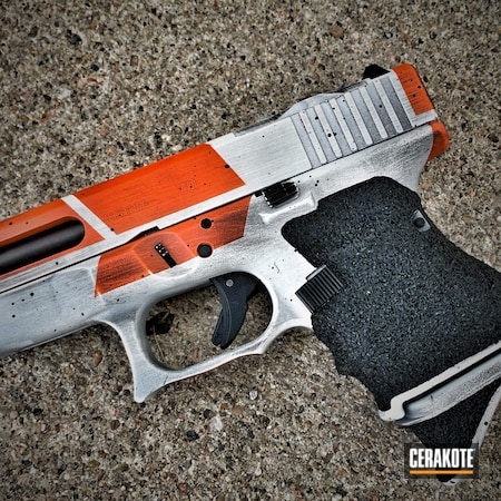 Powder Coating: Hunter Orange H-128,Graphite Black H-146,Glock,Glock 26,Snow White H-136,S.H.O.T,Custom Glock