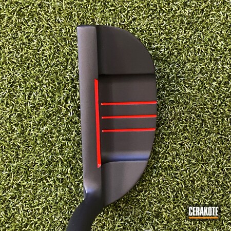 Powder Coating: Putters,Graphite Black H-146,Golf,TaylorMade,Green Mamba H-351,Putter