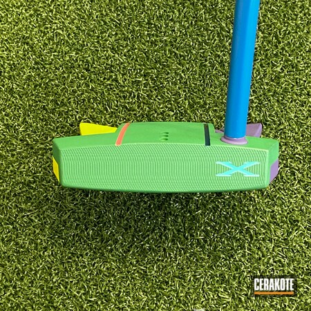 Powder Coating: Putters,Corvette Yellow H-144,NRA Blue H-171,Golf,HABANERO RED H-318,Scotty Cameron,Stormtrooper White H-297,Titleist,Bright Purple H-217,SQUATCH GREEN H-316,Putter