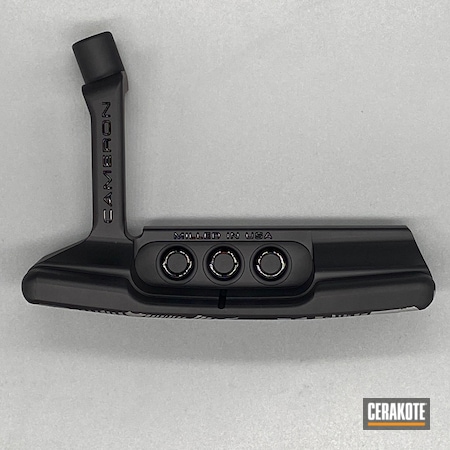 Powder Coating: Putters,Graphite Black H-146,Golf,Crushed Silver H-255,Scotty Cameron,Titleist,Damascus Steel,Putter