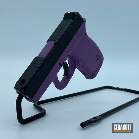 Powder Coating: Two Tone,S.H.O.T,Pistol Frame,Bright Purple H-217