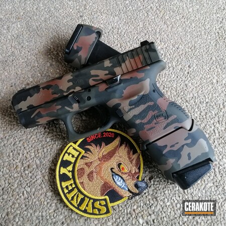 Powder Coating: 9mm,Graphite Black H-146,Glock 26,S.H.O.T,Custom Camo,MULTICAM® DARK BROWN H-342,O.D. Green H-236,MAGPUL® FLAT DARK EARTH H-267