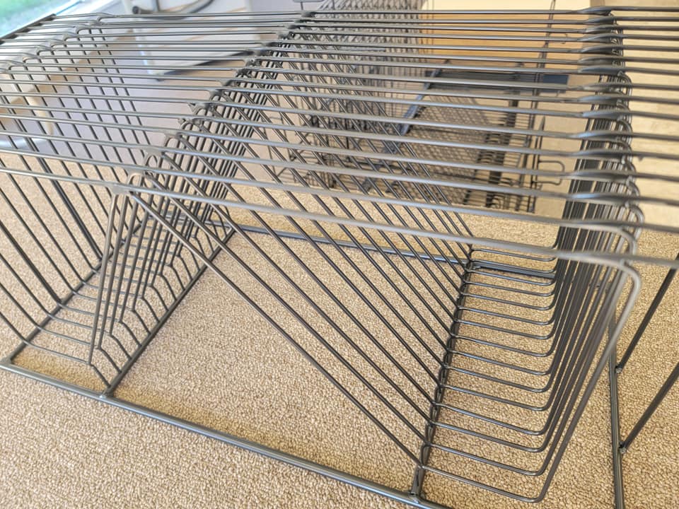 Plating Racks Cerakoted using Blackout | Cerakote