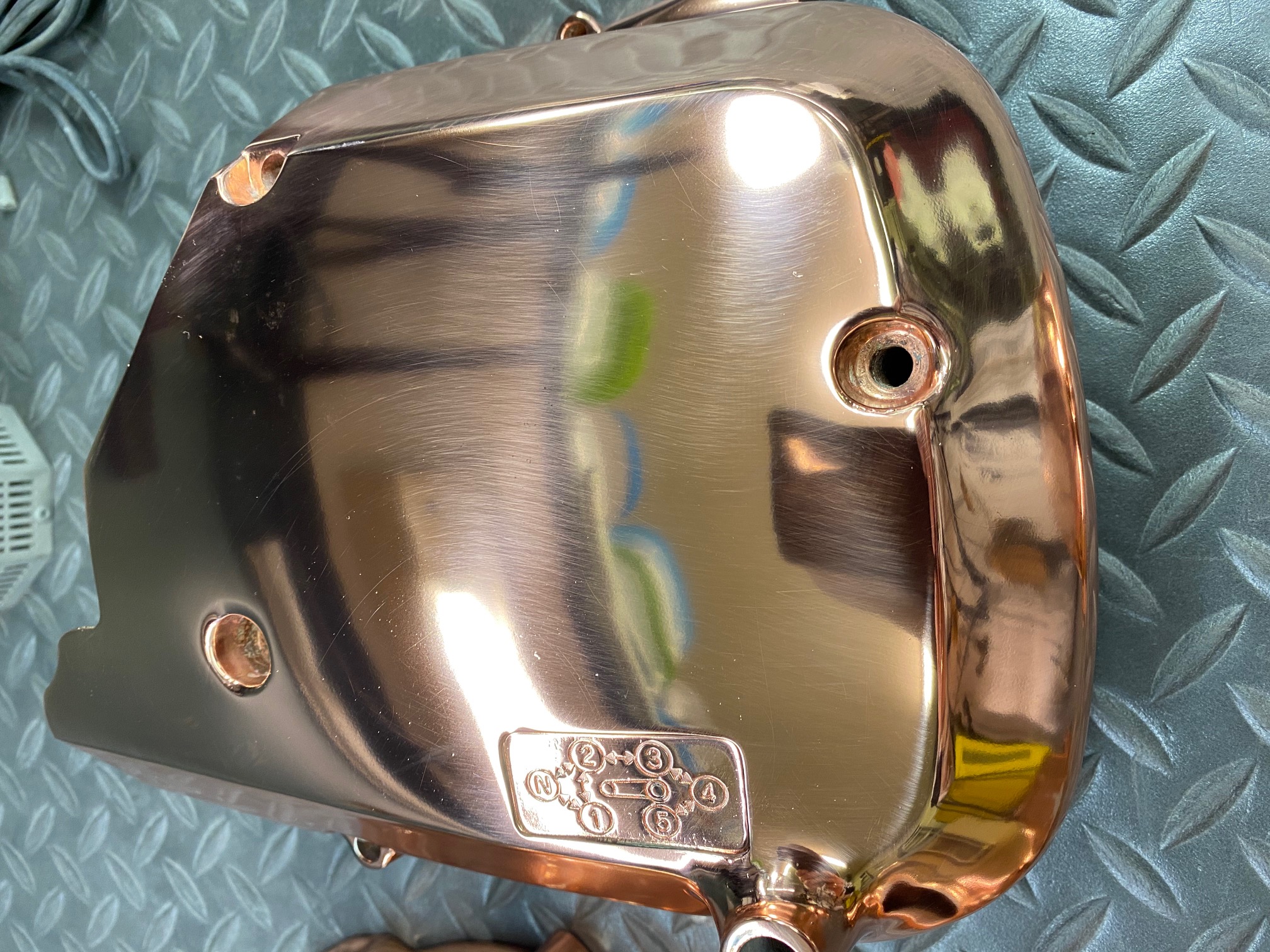 Motorcycle Engine Casing Coating Vintage Motorcycle Engine Cases Cerakoted using High Gloss Ceramic ...