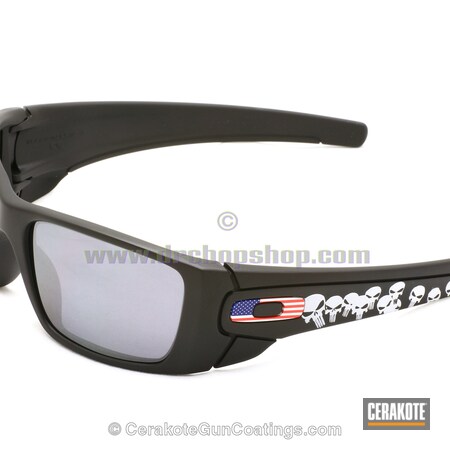 Powder Coating: Sunglasses,Bright White H-140,Graphite Black H-146,Oakley Fuel Cells,Oakley