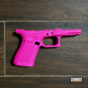 Glock 19 Cerakoted Using Prison Pink