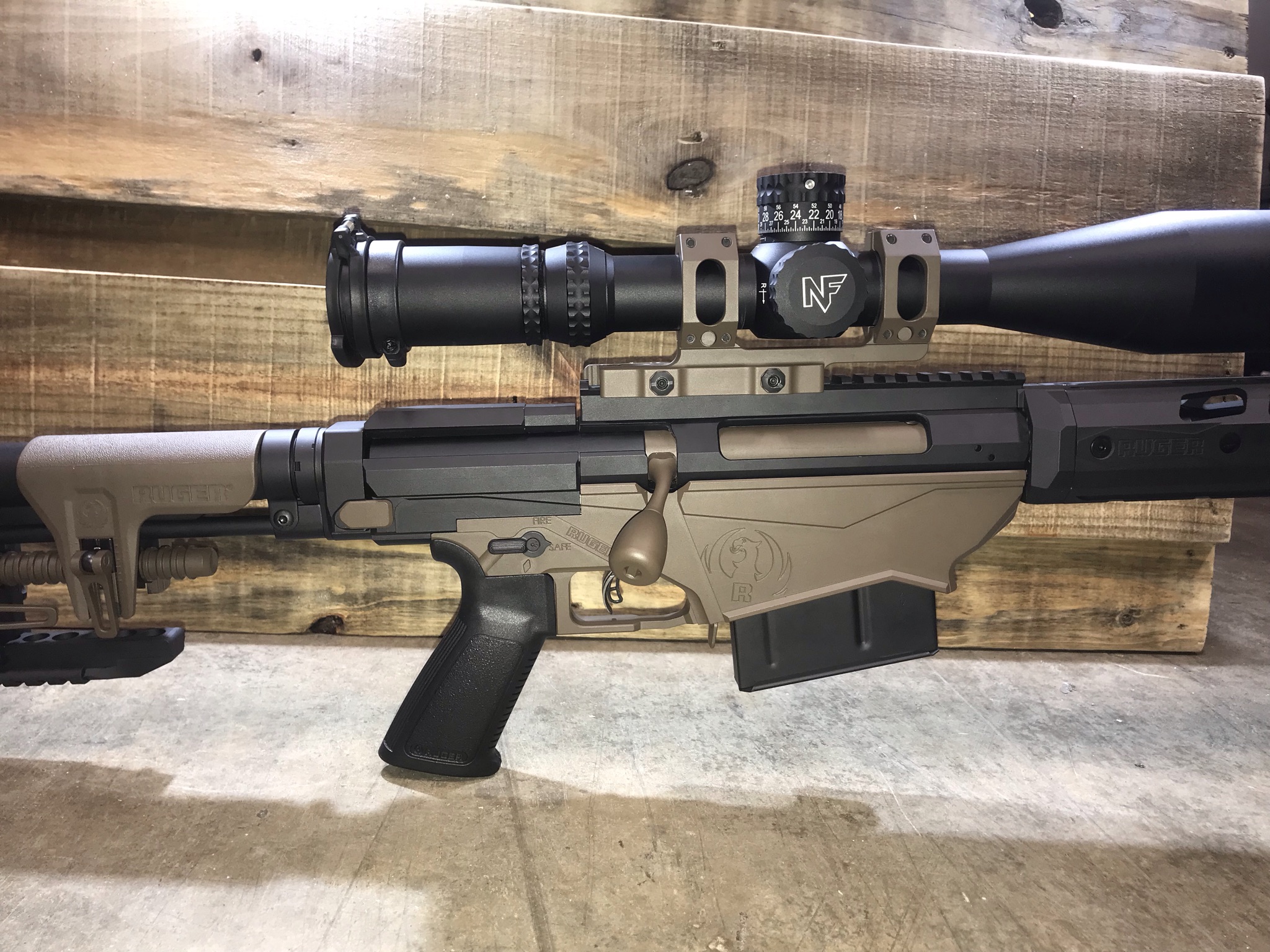Ruger Precision Rifle coated with Chocolate Brown and Armor Black ...
