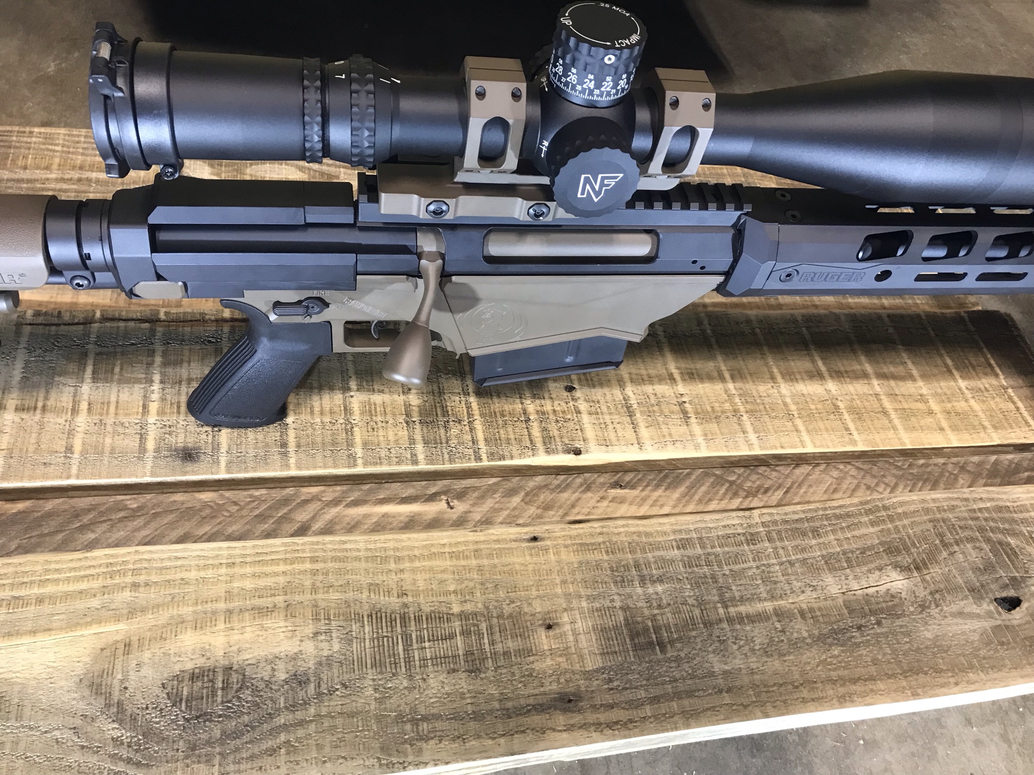 Ruger Precision Rifle coated with Chocolate Brown and Armor Black ...