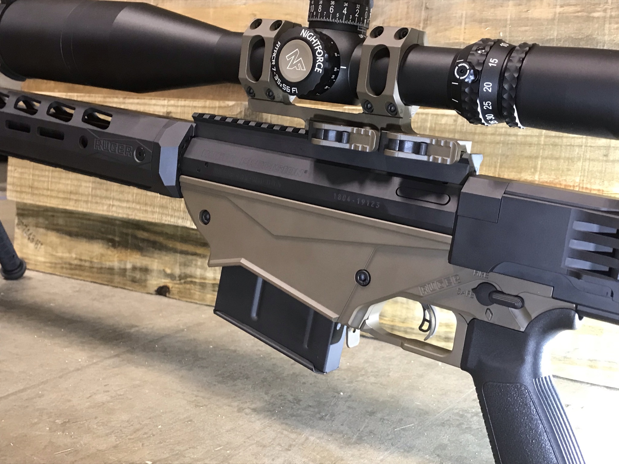 Ruger Precision Rifle coated with Chocolate Brown and Armor Black ...