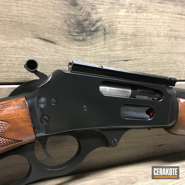 Marlin Lever Action finished in Gloss Black | Cerakote