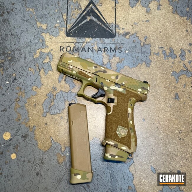 Cerakoted Camo Glock 19x