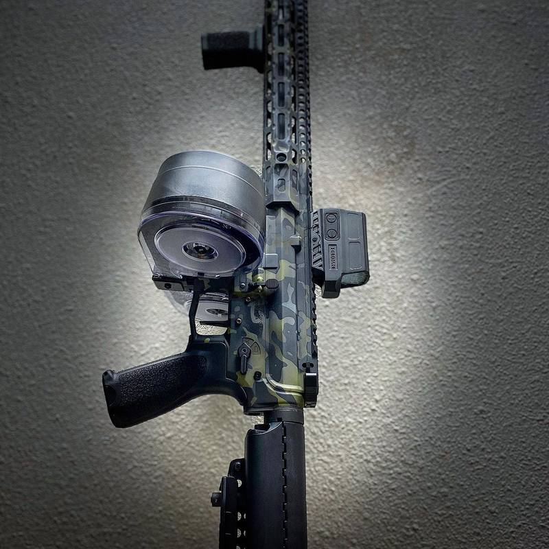 Camo AR Build done in Graphite Black | Cerakote