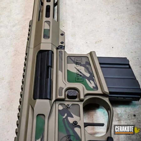 Powder Coating: Graphite Black H-146,S.H.O.T,Highland Green H-200,Camo,Custom AR,Tactical Rifle,AR Build,MAGPUL® FLAT DARK EARTH H-267