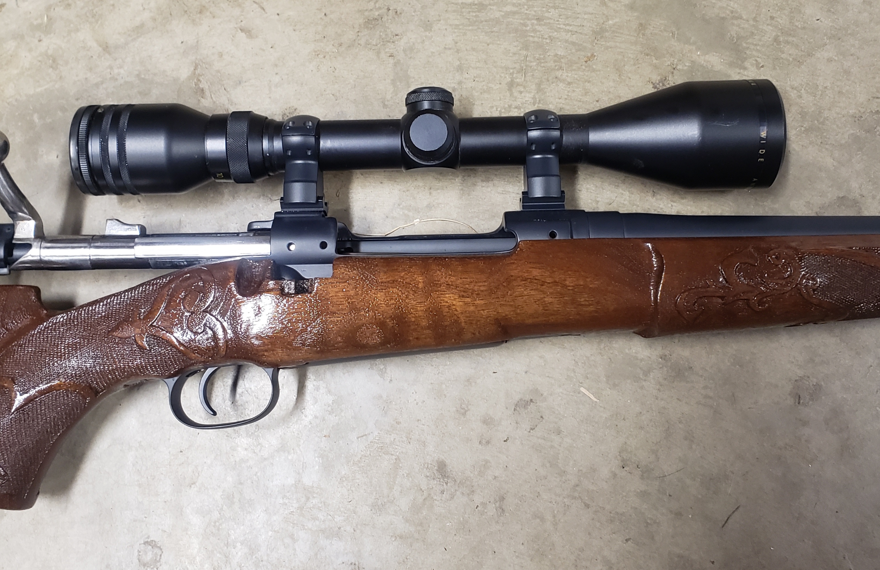 Bolt Action Springfield in High Gloss Ceramic Clear and Socom Blue ...