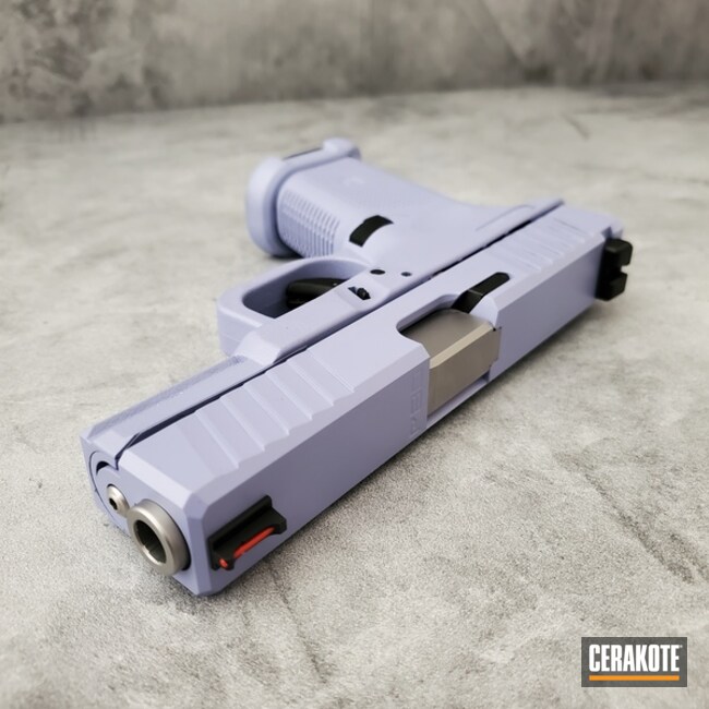 Cerakoted Lavender Glock 19 In H-175 And H-319