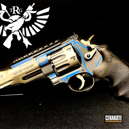 Powder Coating: Firearm,Smith & Wesson,S.H.O.T,SOCOM BLUE  H-245,Revolver,M&P,Custom Revolver,Titanium H-170