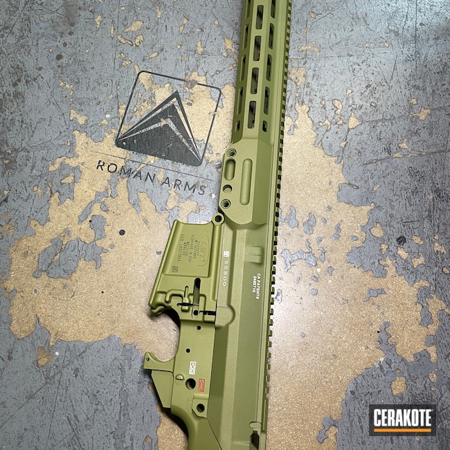 Cerakoted: S.H.O.T,Custom Mix,MULTICAM® BRIGHT GREEN H-343,Clone,Laser Engraving,Green Ano,LMT Defense,Laser Engrave,Refinish,AR Build,Gold H-122,Sniper Green H-229,Monolithic Upper,Lewis Machine & Tool Company,MRP-H,Canteen Green Ano,Laser Engraved,Custom Green Ano,Anodizing,Bright Nickel H-157,LMT,Laser