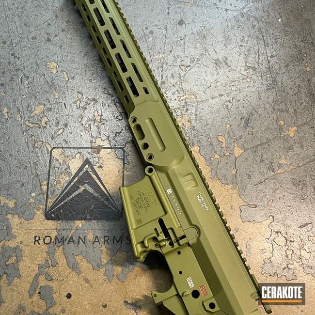 Cerakoted: S.H.O.T,Custom Mix,MULTICAM® BRIGHT GREEN H-343,Clone,Laser Engraving,Green Ano,LMT Defense,Laser Engrave,Refinish,AR Build,Gold H-122,Sniper Green H-229,Monolithic Upper,Lewis Machine & Tool Company,MRP-H,Canteen Green Ano,Laser Engraved,Custom Green Ano,Anodizing,Bright Nickel H-157,LMT,Laser