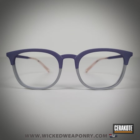 Powder Coating: Eyewear,Two Tone,CRUSHED ORCHID H-314,Crushed Silver H-255,Frames,Wicked Weaponry,Glasses