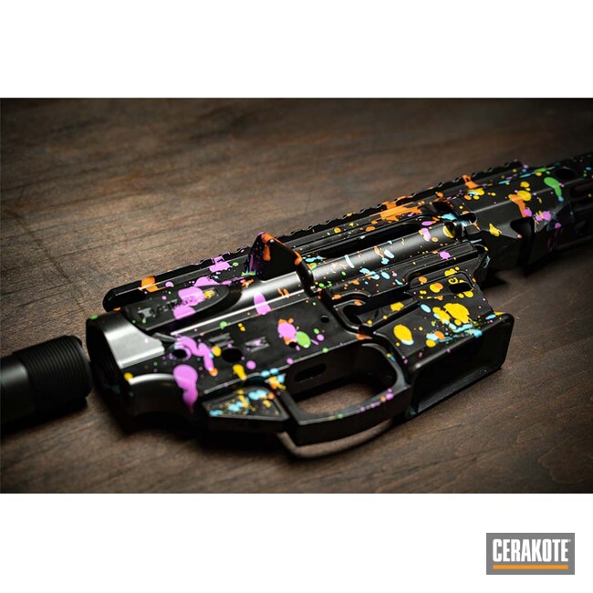 Paint Splatter AR-15