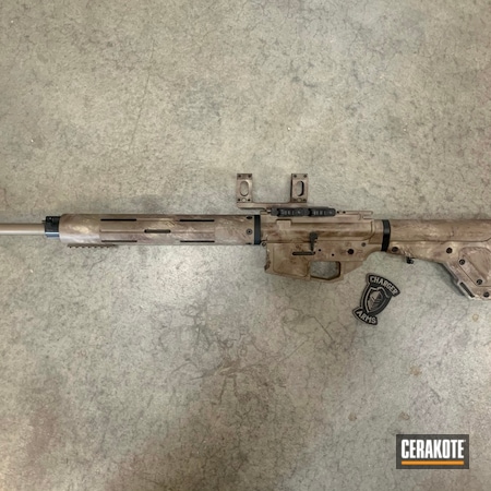 Powder Coating: Laserengraving,S.H.O.T,Hunting Rifle,DESERT SAND H-199,AR-15,Patriot Brown H-226,Rifle,Freehand Camo,MAGPUL® FLAT DARK EARTH H-267