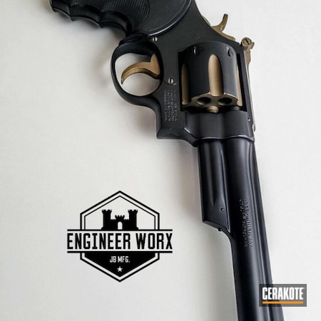Powder Coating: Graphite Black H-146,S.H.O.T,Revolver,Burnt Bronze H-148,.357 Magnum
