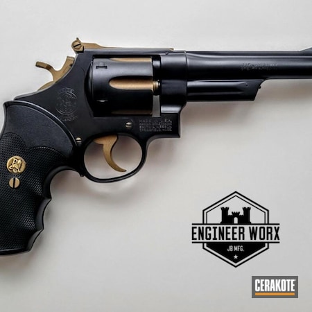 Powder Coating: Graphite Black H-146,S.H.O.T,Revolver,Burnt Bronze H-148,.357 Magnum
