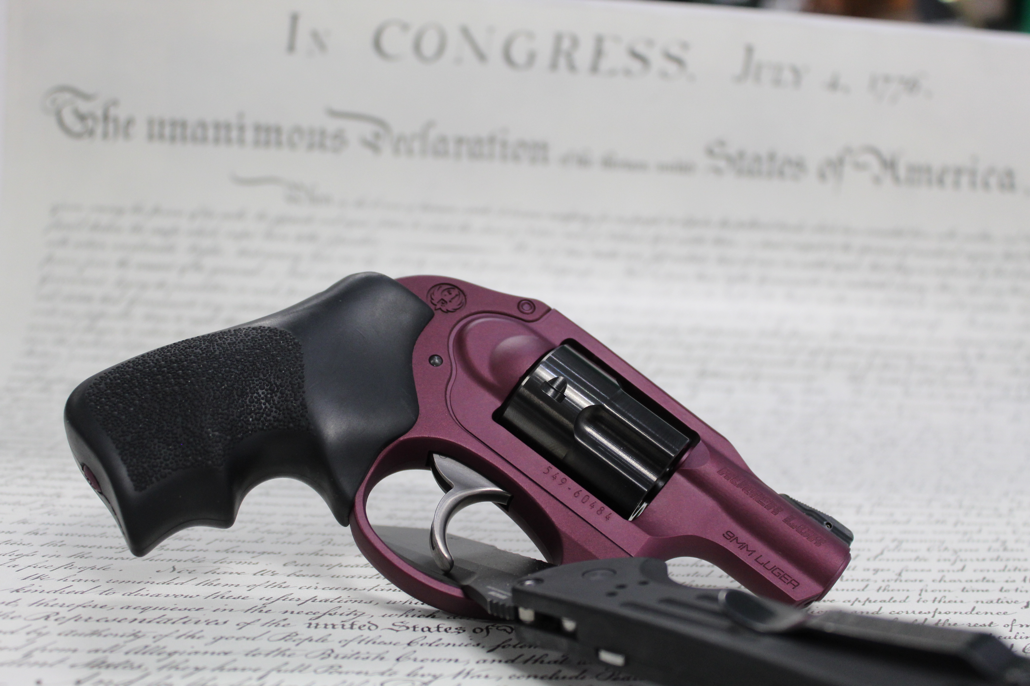 Cherry 2000 Ruger Custom Ruger LCR done in Black Cherry | Cerakote