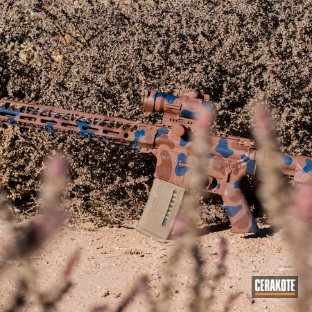 Powder Coating: KEL-TEC® NAVY BLUE H-127,5.56,Blue,S.H.O.T,DPMS,Custom Camo,AR-15,Rifle,Light Brown,Red Dot,Spotted,Camo,Brown,MULTICAM® DARK BROWN H-342,Federal Brown H-212,Tactical Rifle,Lightweight,AR Build,Photography