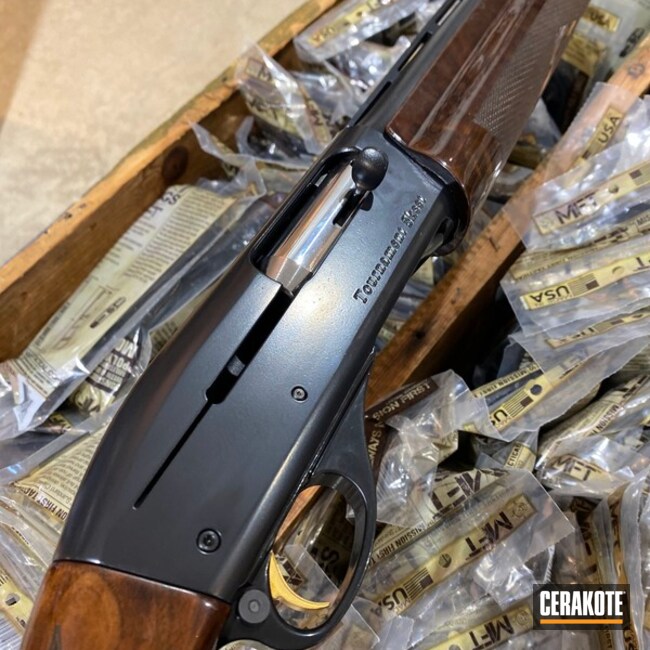 Remington 1100 Shotgun Cerakoted Using Blackout