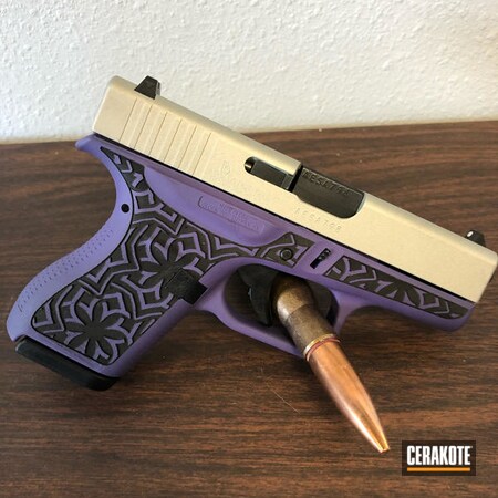 Powder Coating: S.H.O.T,Pistol,.380,Satin Mag H-147,Bright Purple H-217,Custom Glock,Glock 42