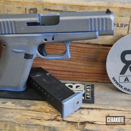 Powder Coating: Glock,NRA Blue H-171,S.H.O.T,Pistol,Glock 48,Tungsten H-237,Custom Glock