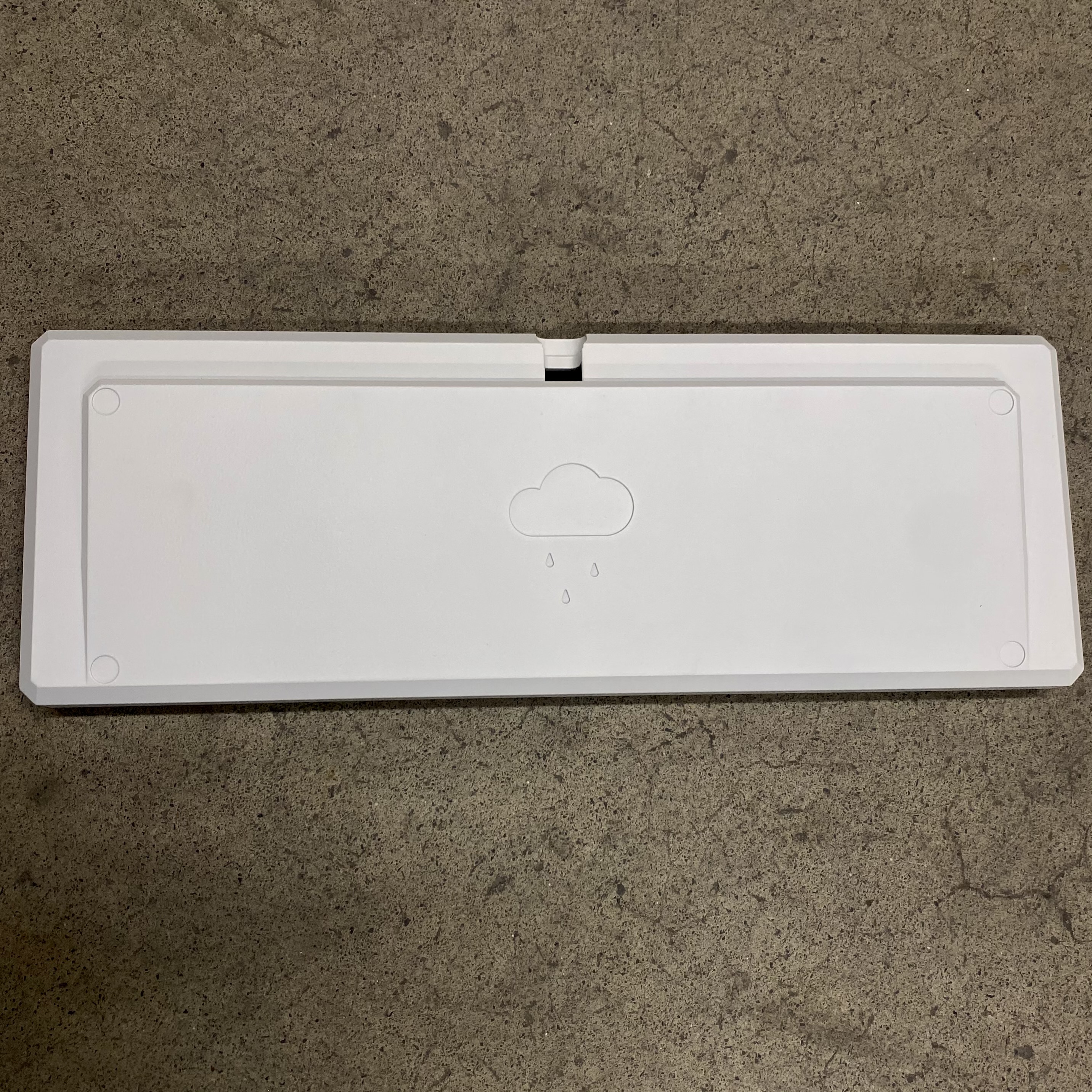 Mechanical Keyboard Shell Cerakoted using Armor Black, Bright White and ...