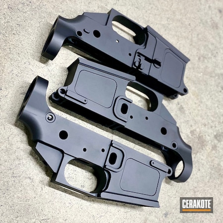 Powder Coating: S.H.O.T,Lower Receiver,Armor Black H-190,.223,80%,5.56,80% Lower