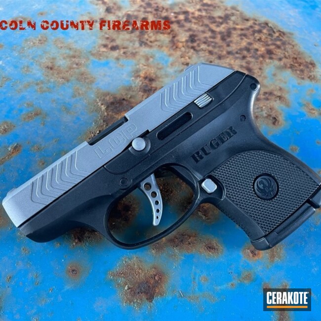 Ruger Lcp Pistol Cerakoted Using Titanium Cerakote 0589