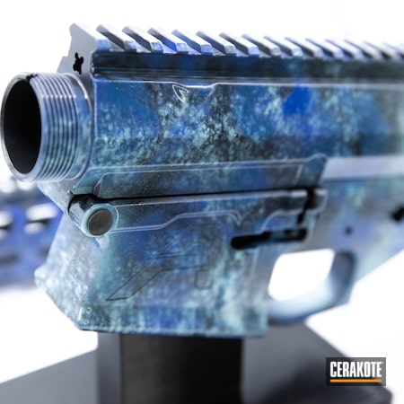 Powder Coating: KEL-TEC® NAVY BLUE H-127,Graphite Black H-146,NRA Blue H-171,S.H.O.T,Periwinkle H-357,HIGH GLOSS ARMOR CLEAR H-300,Marbled,Robin's Egg Blue H-175,Marble,Upper / Lower / Handguard
