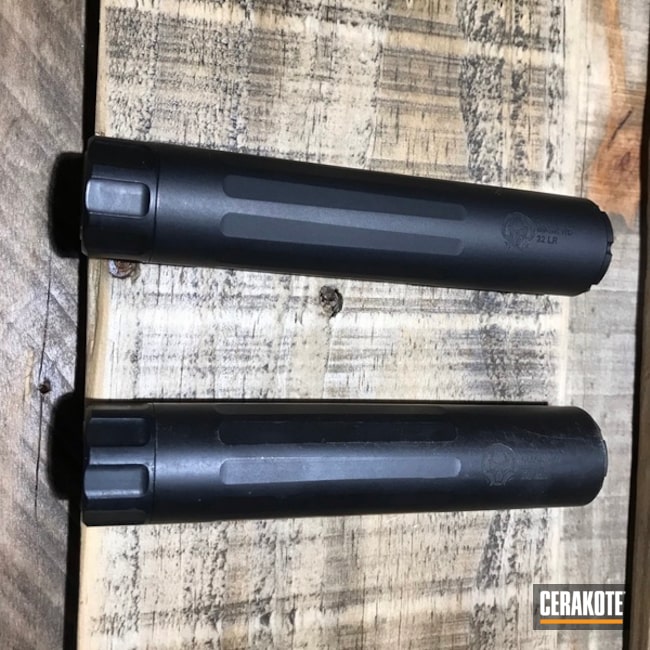 Suppressors Cerakoted Using Micro Slick Dry Film Lubricant Coating (oven Cure)