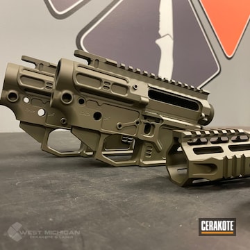 Ar Builders Sets Cerakoted Using O.d. Green And Flat Dark Earth
