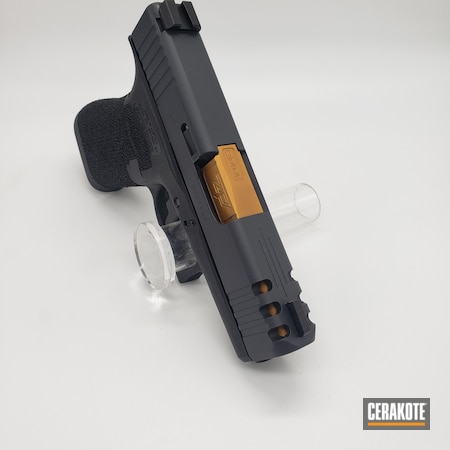 Powder Coating: Slide,Conceal Carry,Glock,Smoke E-120,Cerakote Elite Series,S.H.O.T,Pistol,EDC,Glock 43X,Slide Milling,Firearms,43x