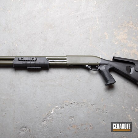 Powder Coating: 12 Gauge,Shotgun,S.H.O.T,MIL SPEC GREEN  H-264,Remington,870